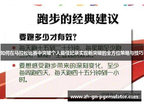 如何在马拉松比赛中突破个人最佳纪录实现新突破的全方位策略与技巧 如何在马拉松比赛中突破个人最佳纪录实现新突破的全方位策略与技巧