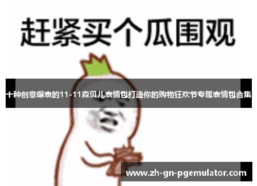 十种创意爆表的11-11森贝儿表情包打造你的购物狂欢节专属表情包合集