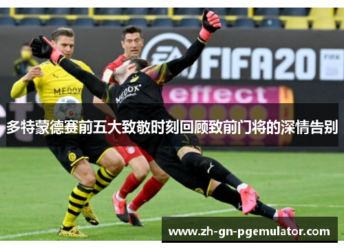 多特蒙德赛前五大致敬时刻回顾致前门将的深情告别 多特蒙德赛前五大致敬时刻回顾致前门将的深情告别