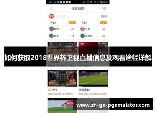 如何获取2018世界杯卫视直播信息及观看途径详解 如何获取2018世界杯卫视直播信息及观看途径详解