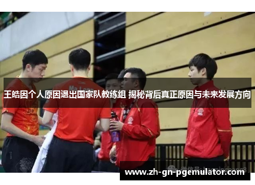王皓因个人原因退出国家队教练组 揭秘背后真正原因与未来发展方向 王皓因个人原因退出国家队教练组 揭秘背后真正原因与未来发展方向